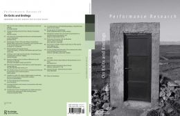 Back cover of Performance Research: Volume 29 Issue 8 - On Exits and Endings